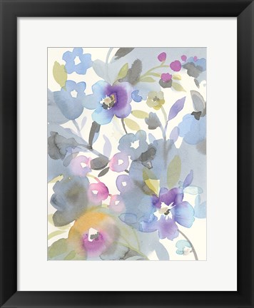 Framed Jewel Garden II Print