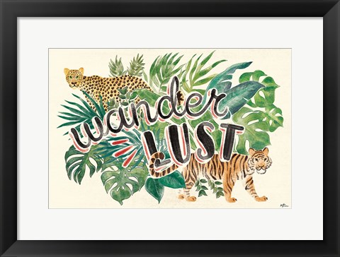 Framed Jungle Vibes VII Print