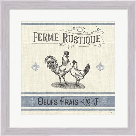 Framed French Farmhouse II Print