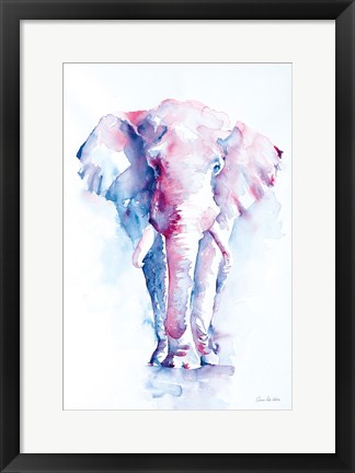Framed Elephant Never Forgets Print