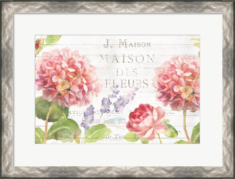 Framed Maison Des Fleurs II Print