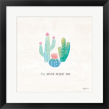 Framed Bohemian Cactus VII Print