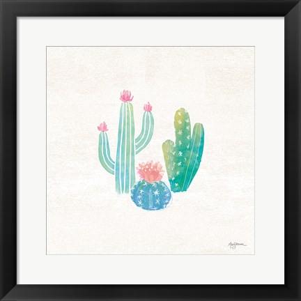 Framed Bohemian Cactus III Print