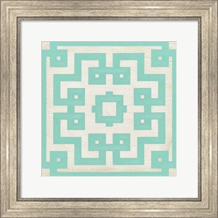 Framed Maze Motif IV Print