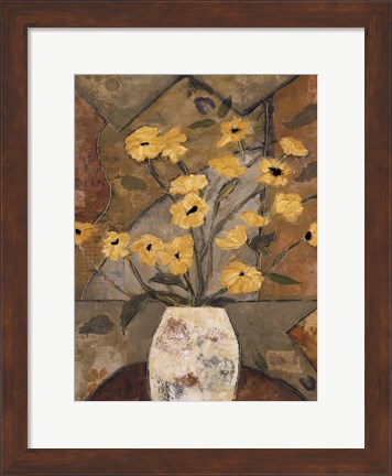 Framed Compassionate Flowers II Print