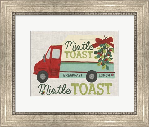 Framed Food Truck Holidays III Print