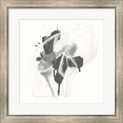 Framed Monochrome Missive II Print