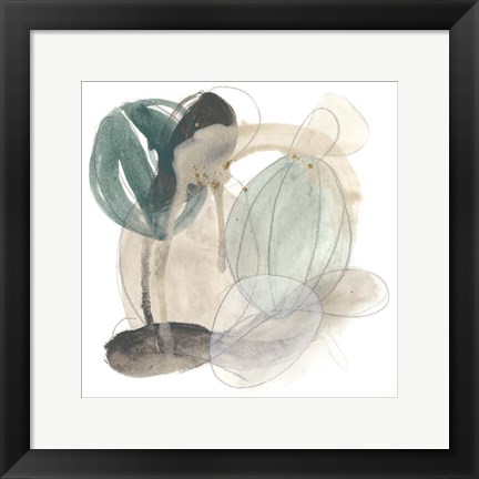 Framed Cactus Gesture III Print