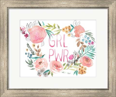 Framed Boss Babe II Print