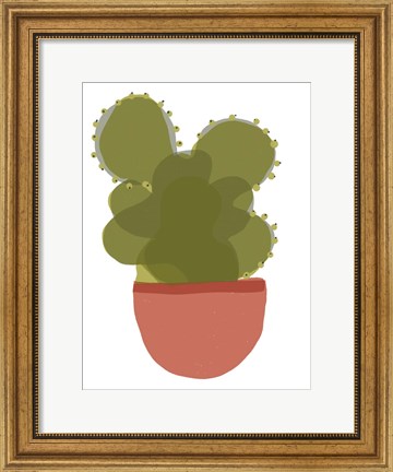 Framed Mod Cactus II Print