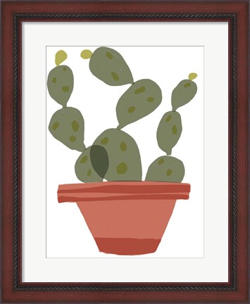 Framed Mod Cactus VII Print