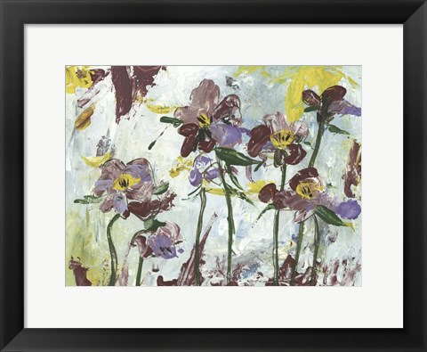 Framed L&#39;orchidee I Print