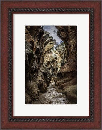 Framed Slot Canyon Utah 6 Print