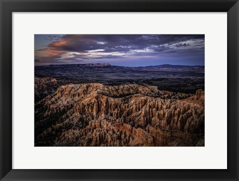 Framed Bryce Canyon Sunset 2 Print