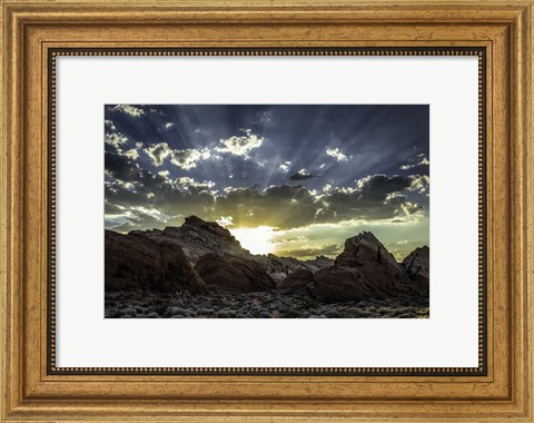 Framed Valley Of Fire 3 Print