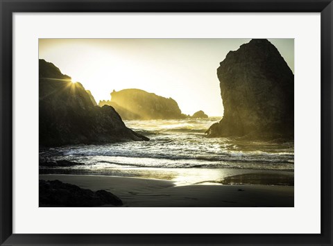Framed Bandon Beach 2 Print