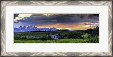 Framed Teton Mountains Print