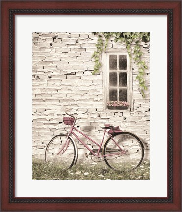 Framed Ready for a Bike Ride Print