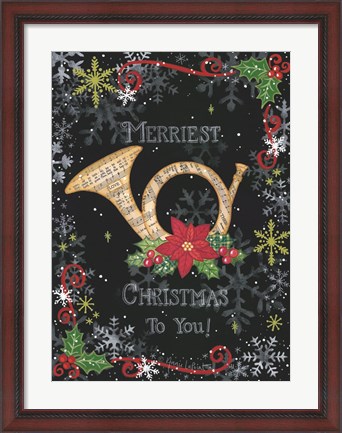 Framed Merriest Christmas Print