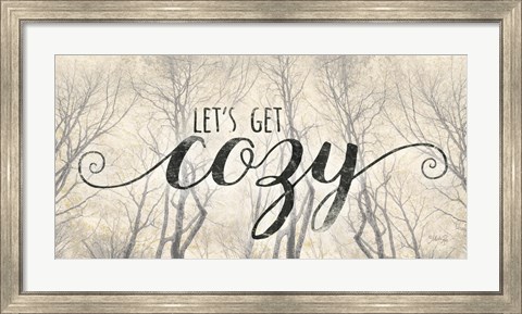 Framed Let&#39;s Get Cozy Print