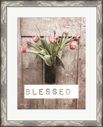 Framed Blessed Tulips Print
