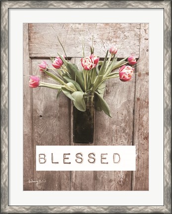 Framed Blessed Tulips Print