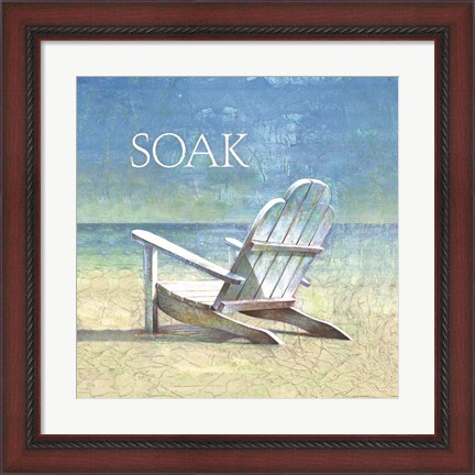 Framed Coastal Soak Print