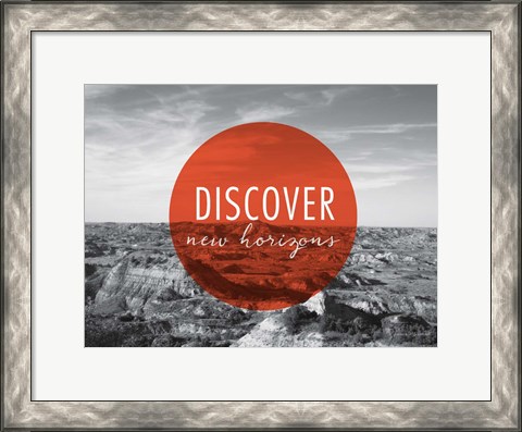 Framed Discover New Horizons v2 Print
