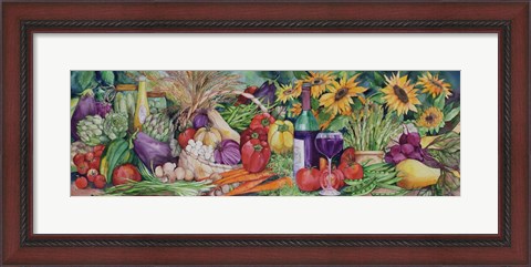 Framed Vegetable Medley Print