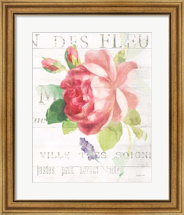 Framed Maison des Fleurs VIII Print