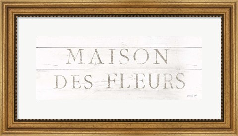 Framed Maison des Fleurs IX Print