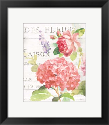 Framed Maison Des Fleurs IV Print