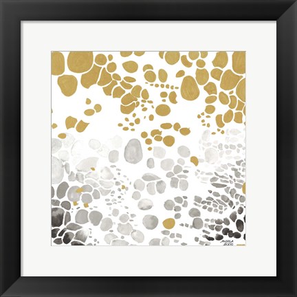 Framed Speckled Trio II Print