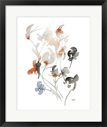 Framed Watercolor Botanical I Print