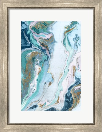 Framed Marble Petroleum II Print