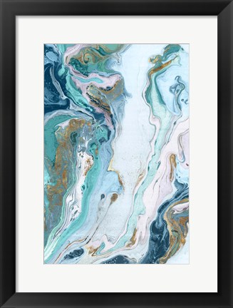 Framed Marble Petroleum II Print