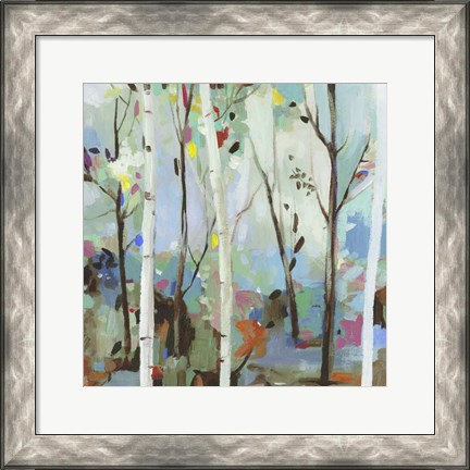 Framed Birchwood Forest Print