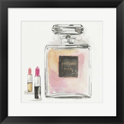 Framed Perfume Paris III Print