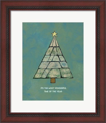 Framed Christmas Tree II Print