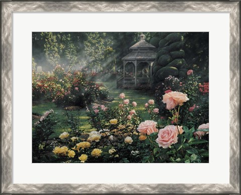Framed Rose Garden - Paradise Found Print