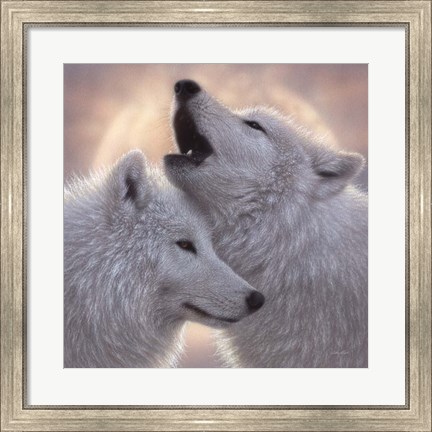 Framed Wolves - Love Song Print