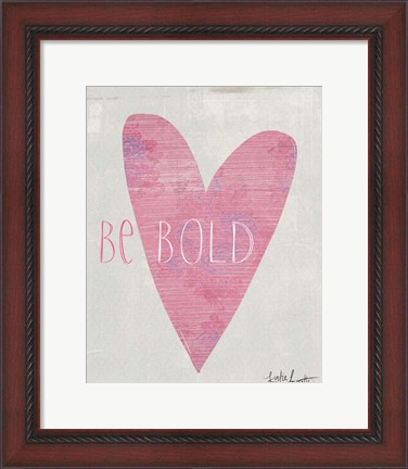 Framed Bold Heart Print