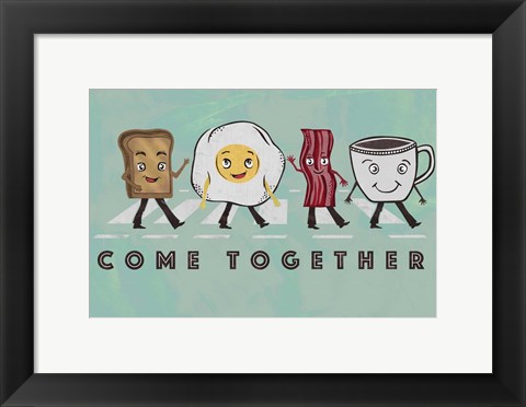 Framed Come Together Print