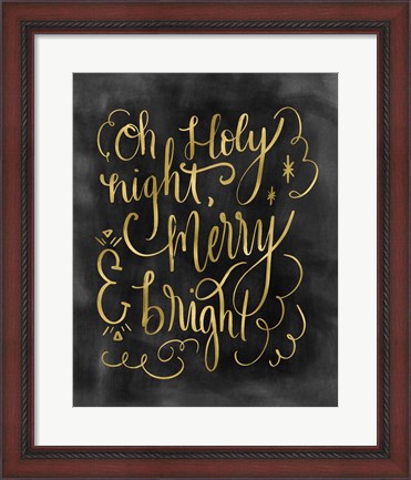 Framed Holy Night Print
