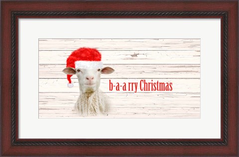 Framed Baary Christmas Print