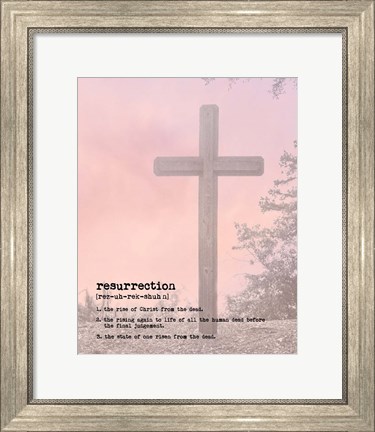 Framed Resurrection III Print