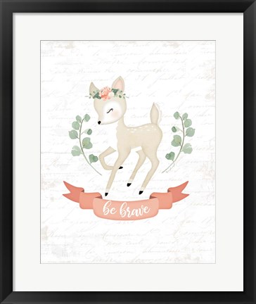 Framed Sweet Little Deer Print