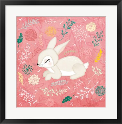 Framed Woodland Bunny Print