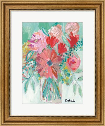 Framed Farmer&#39;s Market Bouquet Print