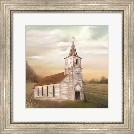 Framed God&#39;s House Print